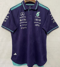 2026/27 Mercedes AMG Petronas F1 Purple Fans POLO Team T-Shirt   有领