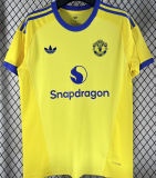 2026/27 M Utd Yellow GK Fans Soccer Jersey