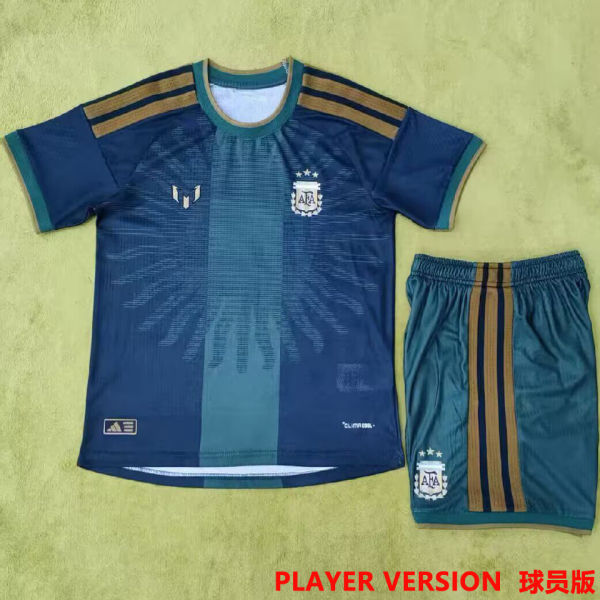 2026/27 Argentina MESSI Farewell Match Player Version Kids Soccer Jersey 球员版童装