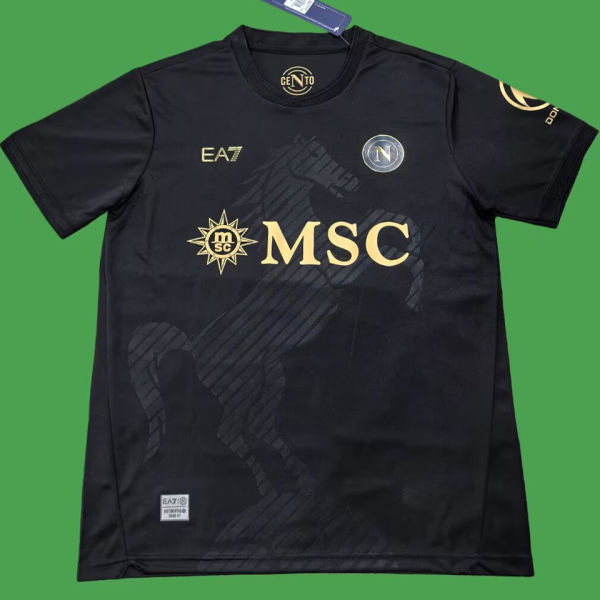 2026/27 Napoli Black Fans Soccer Jersey