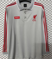 2027 LFC Grey Retro Style Fans Long Sleeve Jersey