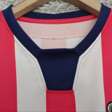 2004/2005 Chivas Home Red White Retro Long Sleeve Soccer Jersey