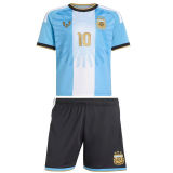 2026/27 Argentina MESSI Farewell Match Player Version Kids Soccer Jersey 球员版童装