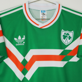 1989 Ireland Home Green Retro Soccer Jersey