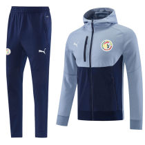 2027 Senegal Blue Grey Hoody Zipper Jacket