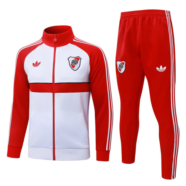 2027 River Plate White Red Jacket Tracksuit