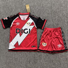2026/27 Rayo Vallecano Away Red Kids Soccer Jersey