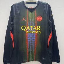 2026/27 PSG Third Black Fans Long Sleeve Soccer Jersey