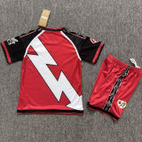 2026/27 Rayo Vallecano Away Red Kids Soccer Jersey