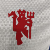 2027 M Utd Retro Style Player Version Soccer Jersey