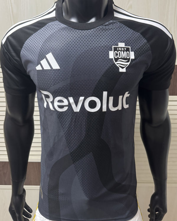 2026/27 Como Third Black Player Version Soccer Jersey