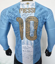 MESSI #10 Signature Edition Argentina MESSI Farewell Match Player Version Long Sleeve Jersey 2026/27