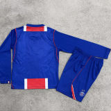 2026/27 PSG Home Blue Kids Long Sleeve Soccer Jersey 2 Stars 带2星