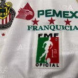 1997 Chivas Away White Retro Soccer Jersey