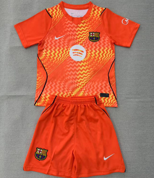 2026/27 BA Goalkeeper Orange Kids Soccer Jersey