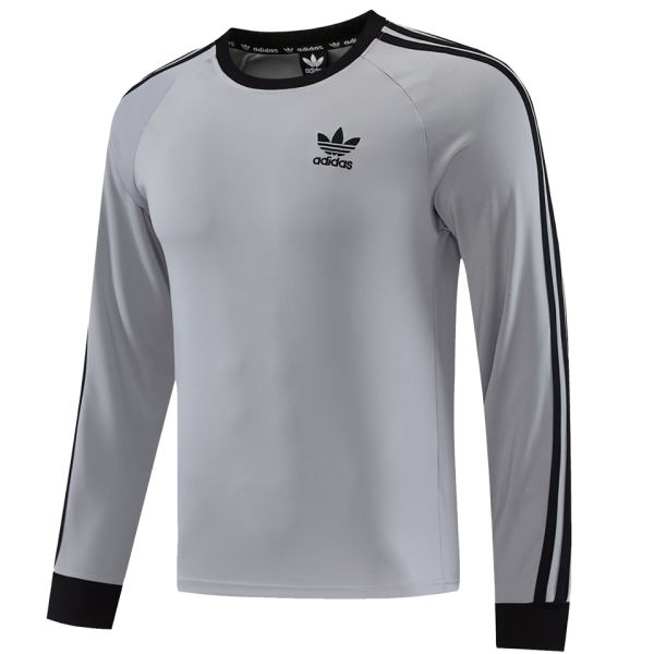 2027 AD Grey Long Sleeve Soccer Training Jersey