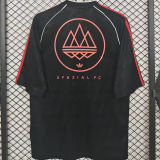 2027 M Utd Black Retro Style Fans Soccer Jersey