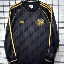 2026/27 AA Black Retro Styley Fans Long Sleeve Soccer Jersey