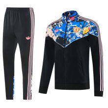 2026/27 M Utd Black Blue Jacket Tracksuit