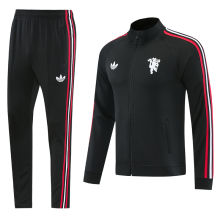 2026/27 M Utd Black Jacket Tracksuit