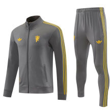 2026/27 M Utd Gray Jacket Tracksuit
