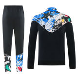 2026/27 M Utd Black Blue Jacket Tracksuit