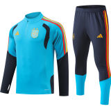 2026/27 Spain Blue Kids Sweater Tracksuit （2 Stars 2星）