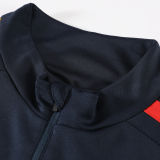 2026/27 Spain Royal Blue Kids Sweater Tracksuit （2 Stars 2星）