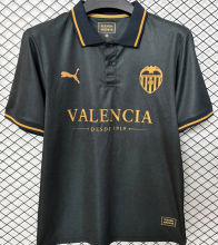 2026/27 Valencia Black Retro Style Fans Soccer Jersey