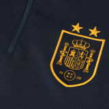 2026/27 Spain Royal Blue Kids Sweater Tracksuit （2 Stars 2星）