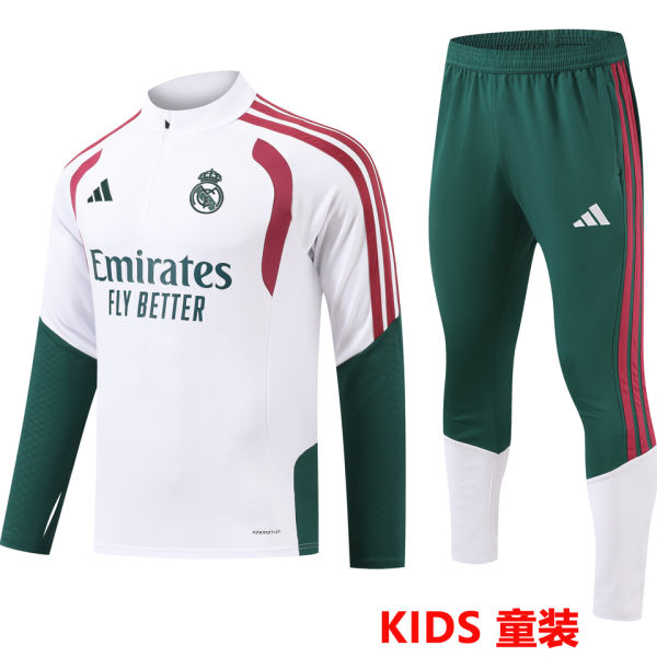 2026/27 RM White Kids Sweater Tracksuit