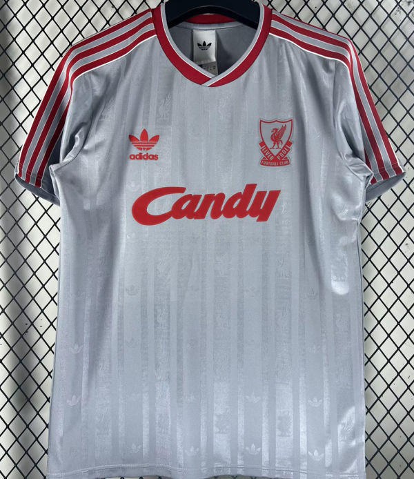 2026/27 LFC Grey Retro Style Fans Soccer Jersey