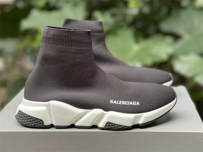 Paris Sock Shoes, Black White Black（7-12 work day deliver）