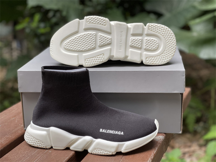 Paris Sock Shoes, Black and White（7-12 work day deliver）