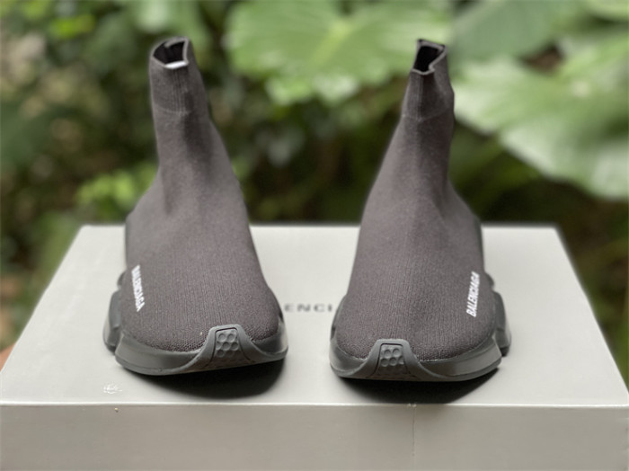 Paris Sock Shoes, Pure Black（7-12 work day deliver）