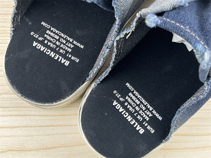 Balenciaga 22 summer new PARIS worn and distressed effect casual low-top canvas shoes（7-12 work day deliver）