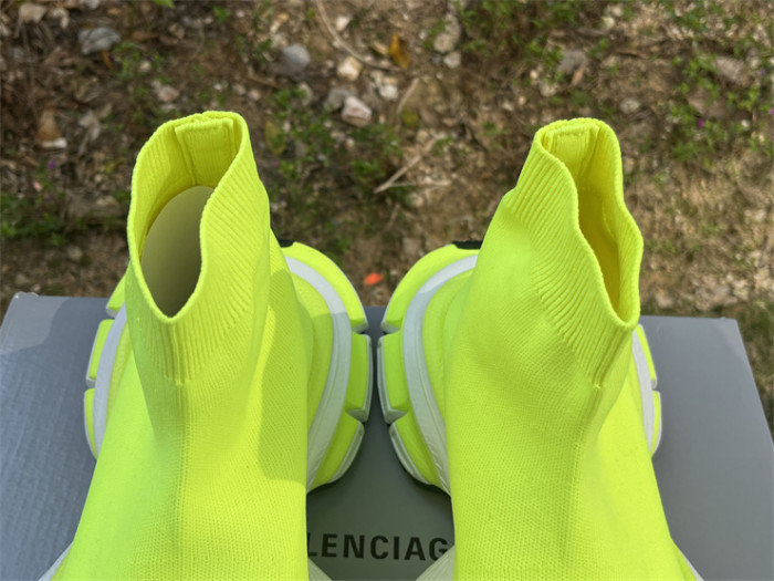 Balenciaga 10 3XL fluorescent green sock shoes（7-12 work day deliver）