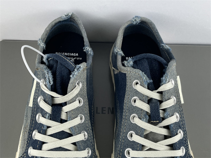 Balenciaga 22 summer new PARIS worn and distressed effect casual low-top canvas shoes（7-12 work day deliver）