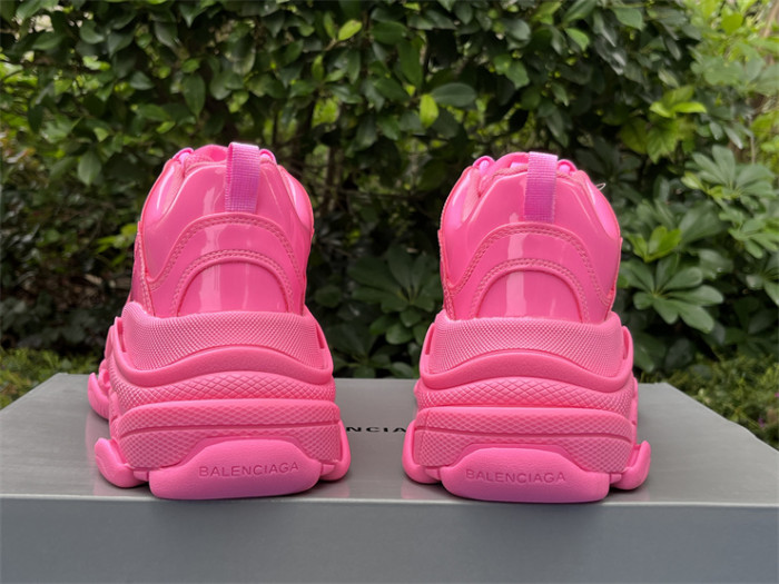 Balenciaga 1.0 Daddy Shoes Pink Patent Leather（7-12 work day deliver）