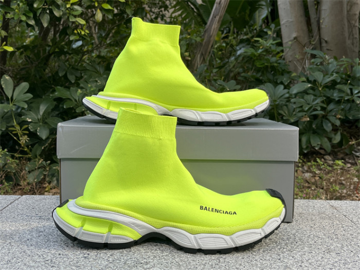 Balenciaga 10 3XL fluorescent green sock shoes（7-12 work day deliver）