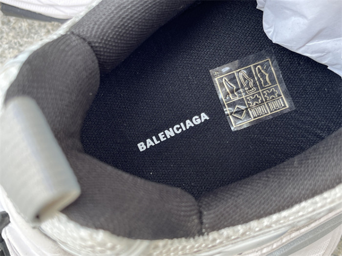 Balenciaga 10XL CARGO Silver Mesh Round Toe Lace-up Low Top（7-12 work day deliver）