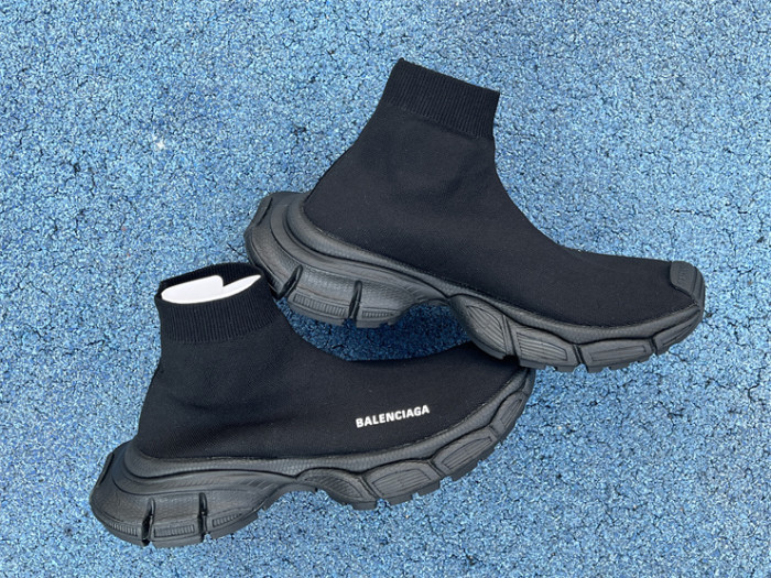 Balenciaga 10 3XL all black socks shoes（7-12 work day deliver）
