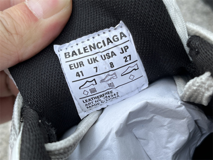 Balenciaga 10XL CARGO Silver Mesh Round Toe Lace-up Low Top（7-12 work day deliver）