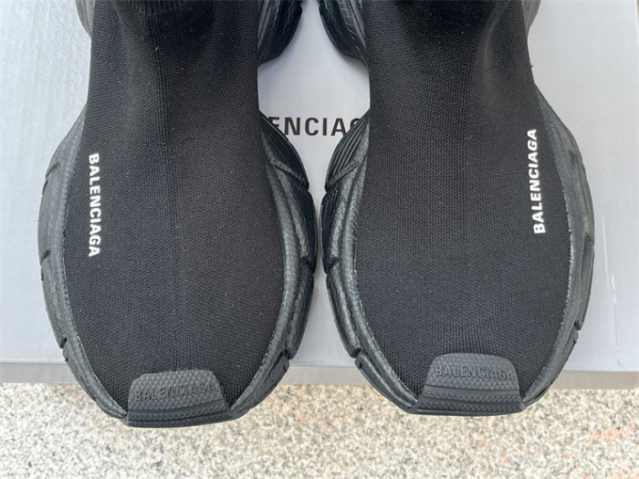 Balenciaga 10 3XL all black socks shoes（7-12 work day deliver）