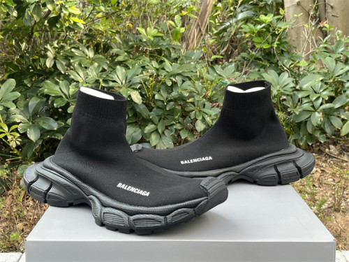 Balenciaga 10 3XL all black socks shoes（7-12 work day deliver）