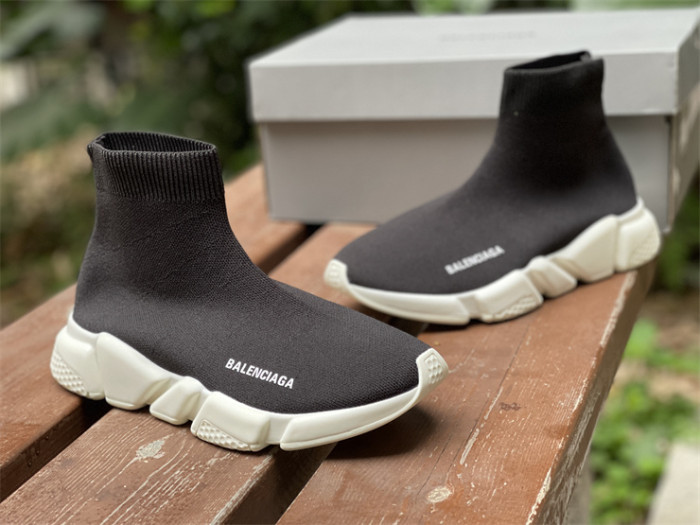 Paris Sock Shoes, Black and White（7-12 work day deliver）