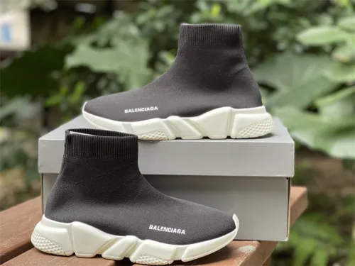 Paris Sock Shoes, Black and White（7-12 work day deliver）