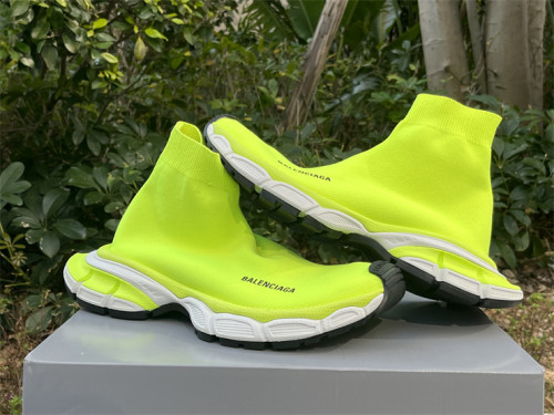Balenciaga 10 3XL fluorescent green sock shoes（7-12 work day deliver）