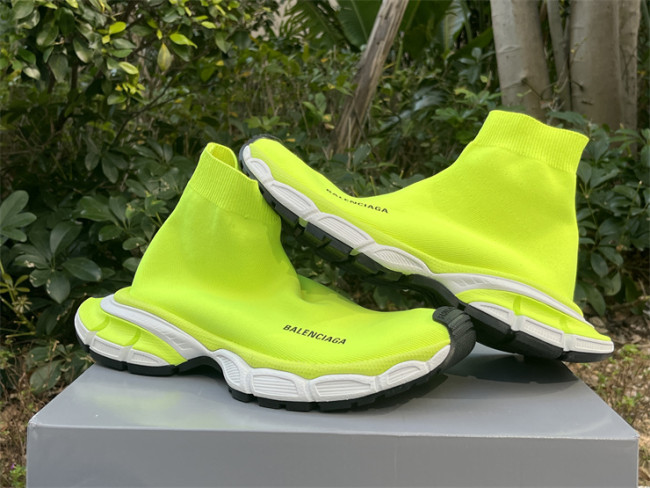 Balenciaga 10 3XL fluorescent green sock shoes（7-12 work day deliver）