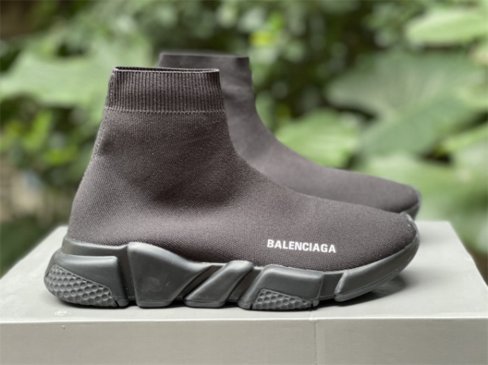 Paris Sock Shoes, Pure Black（7-12 work day deliver）
